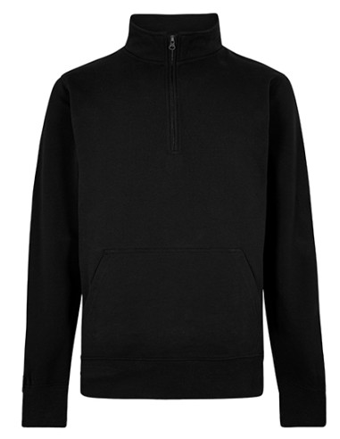 KUS-KK339-Regular Fit 1/4 Zip Pique Sweatshirt